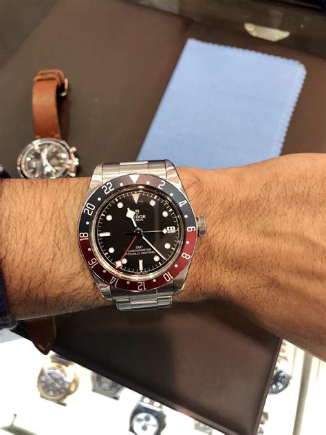 tudor gmt wrist